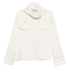 Блузка с панельным дизайном