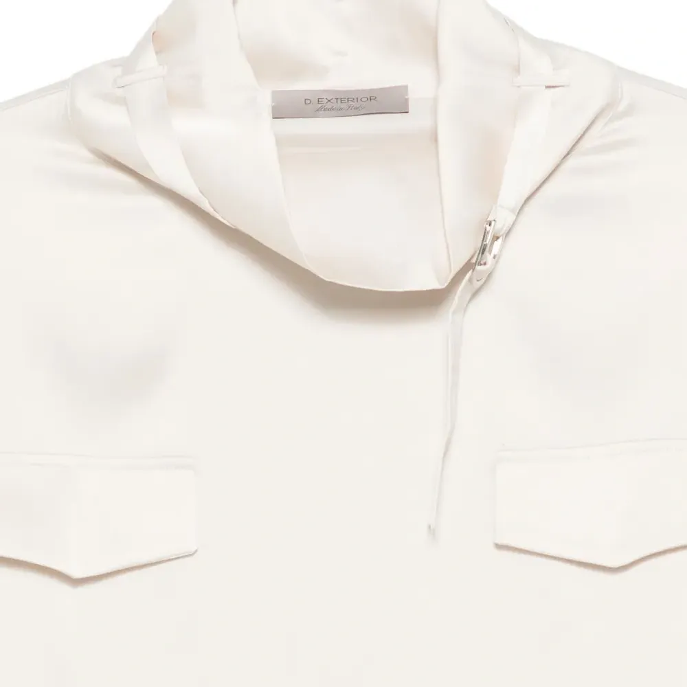 Блузка с панельным дизайном