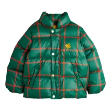 Стёганая куртка в клетку