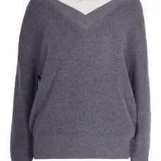 Многослойный украшенный свитер