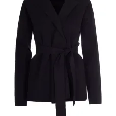 Куртка с воротником и поясом