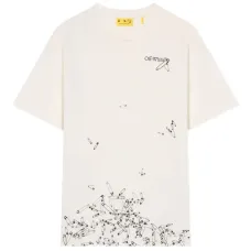 Футболка с графическим логотипом и булавками