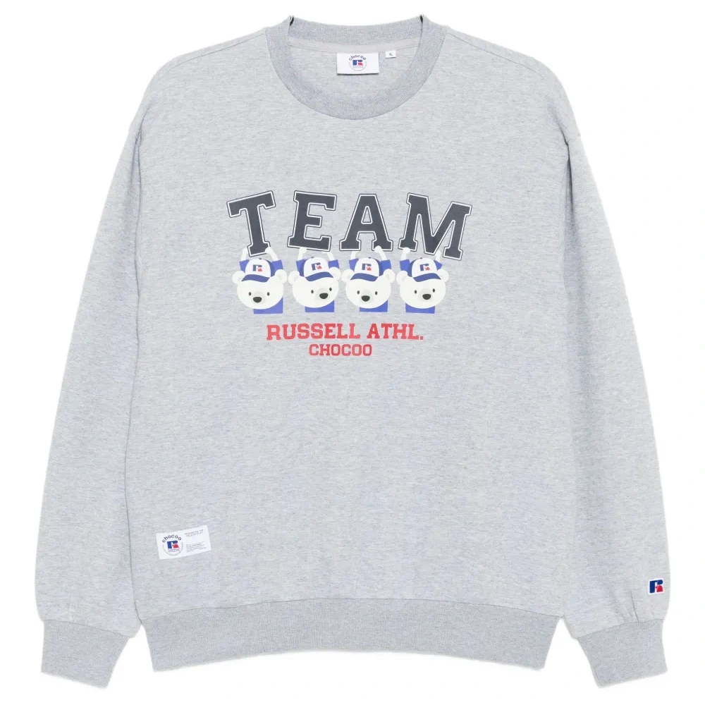 Футболка с графичным принтом из коллаборации с Russell Athletic