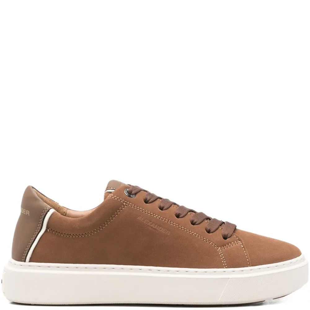 Кожаные кроссовки