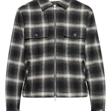 Клетчатая рубашка Bayo на молнии