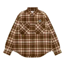 Рубашка в клетку с карманом