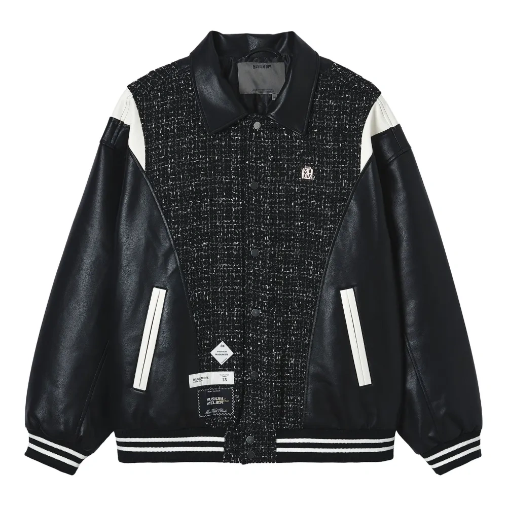 Куртка с текстурированными панелями