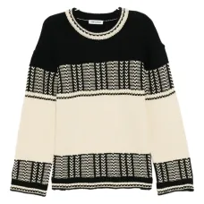 Джемпер из жаккардовой вязки