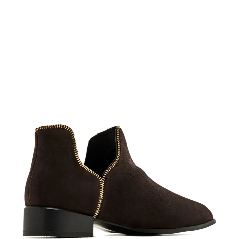 Ботинки с молнией