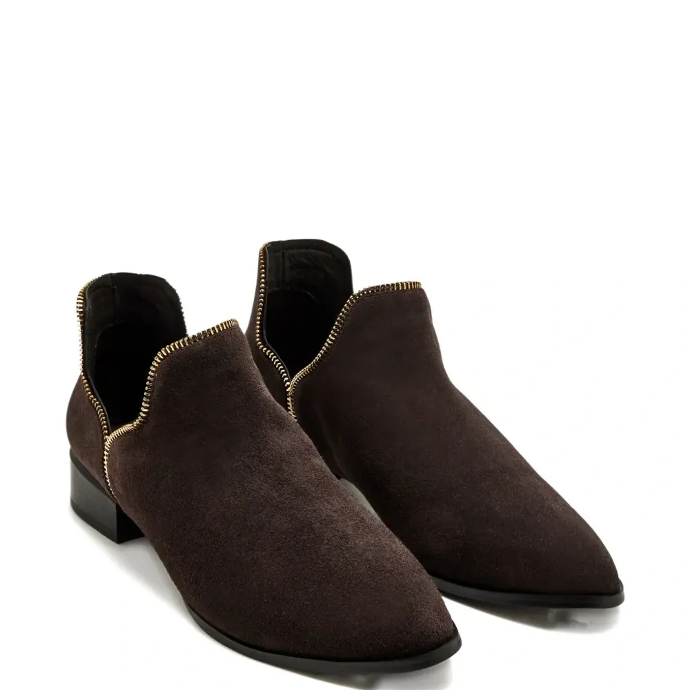 Ботинки с молнией