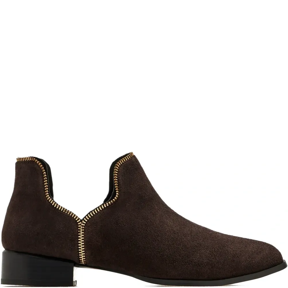 Ботинки с молнией