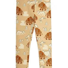 Леггинсы с принтом мамонта