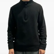 Свитер с воротником на молнии