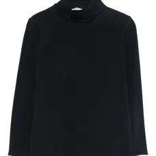 Футболка с длинными рукавами и воротником-стойкой