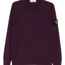 Шерстяной свитер с круглым вырезом