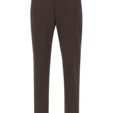 Брюки с пуговицами и логотипом