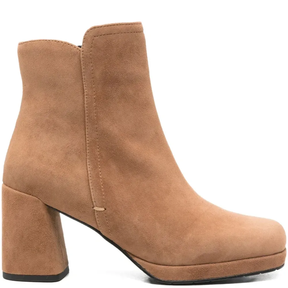 Ботильоны на блочном каблуке