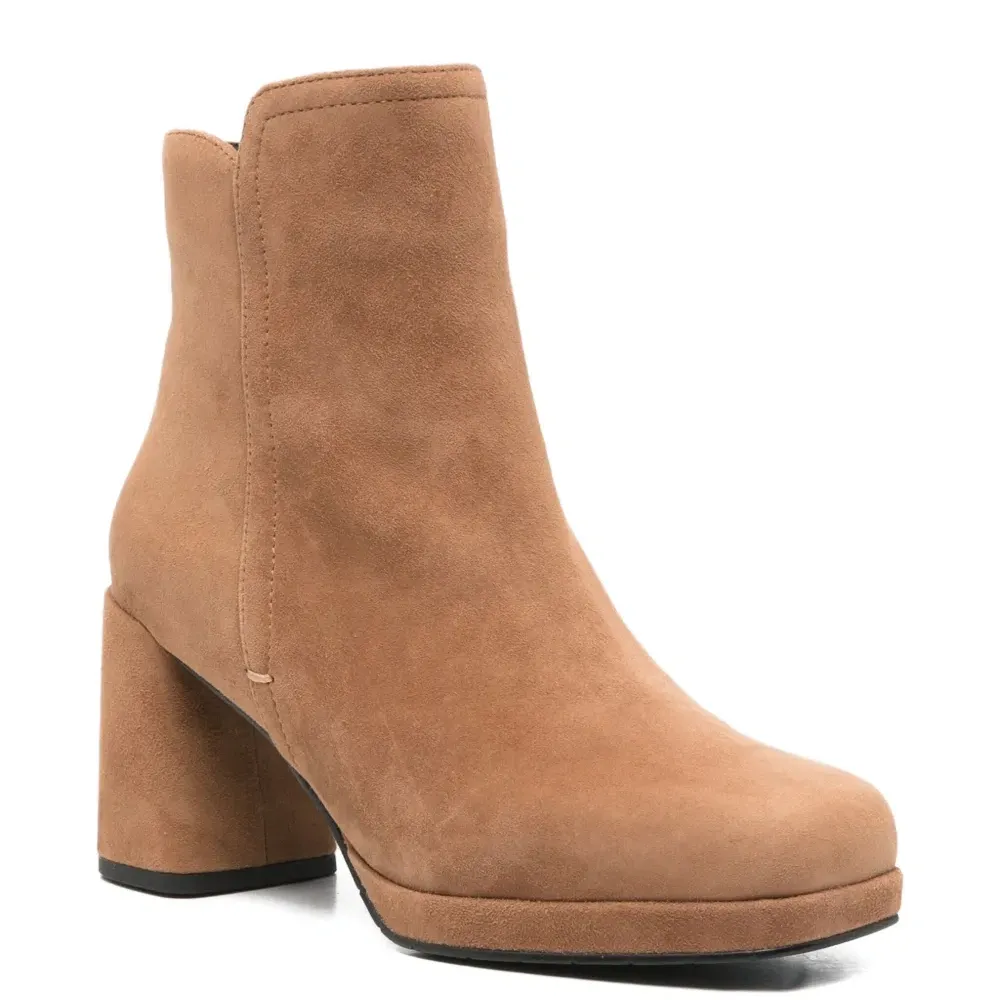 Ботильоны на блочном каблуке