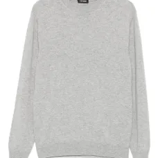 Свитер с круглым вырезом