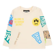 Футболка с длинными рукавами и принтом