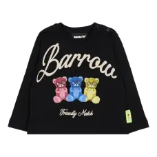 Футболка с длинными рукавами и принтом