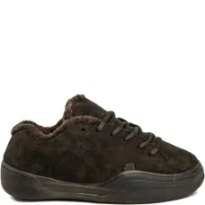 Кроссовки с отделкой из искусственного меха