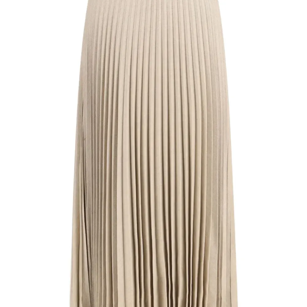 Шерстяная плиссированная юбка