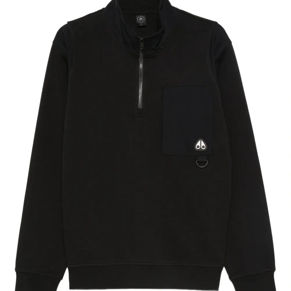 Свитшот с накладными карманами