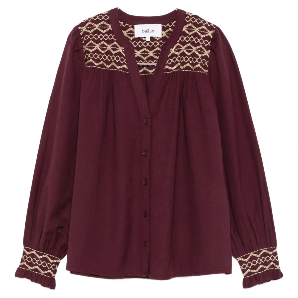 Рубашка с длинными рукавами и вышивкой Samantha