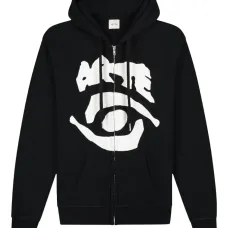 Толстовка на молнии с принтом "Глаз"