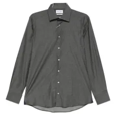 Рубашка с эффектом меланжа