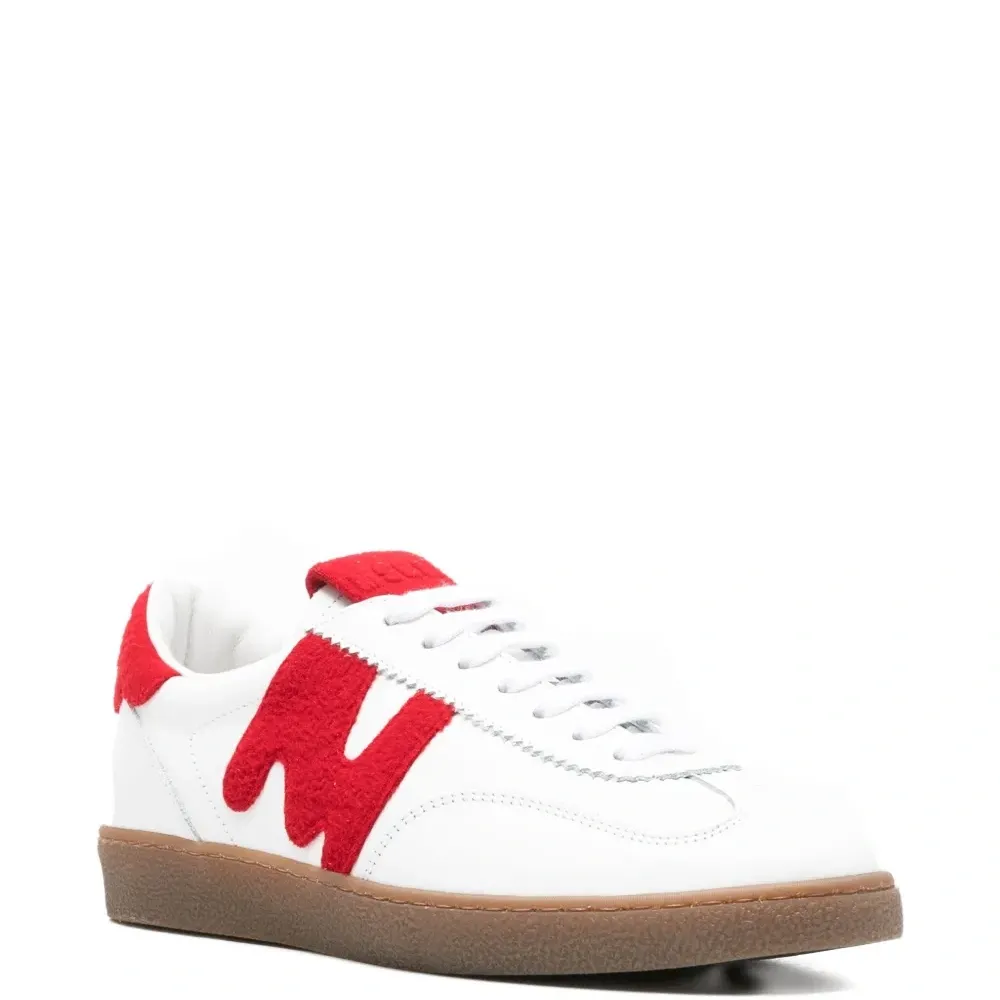 Кожаные кроссовки