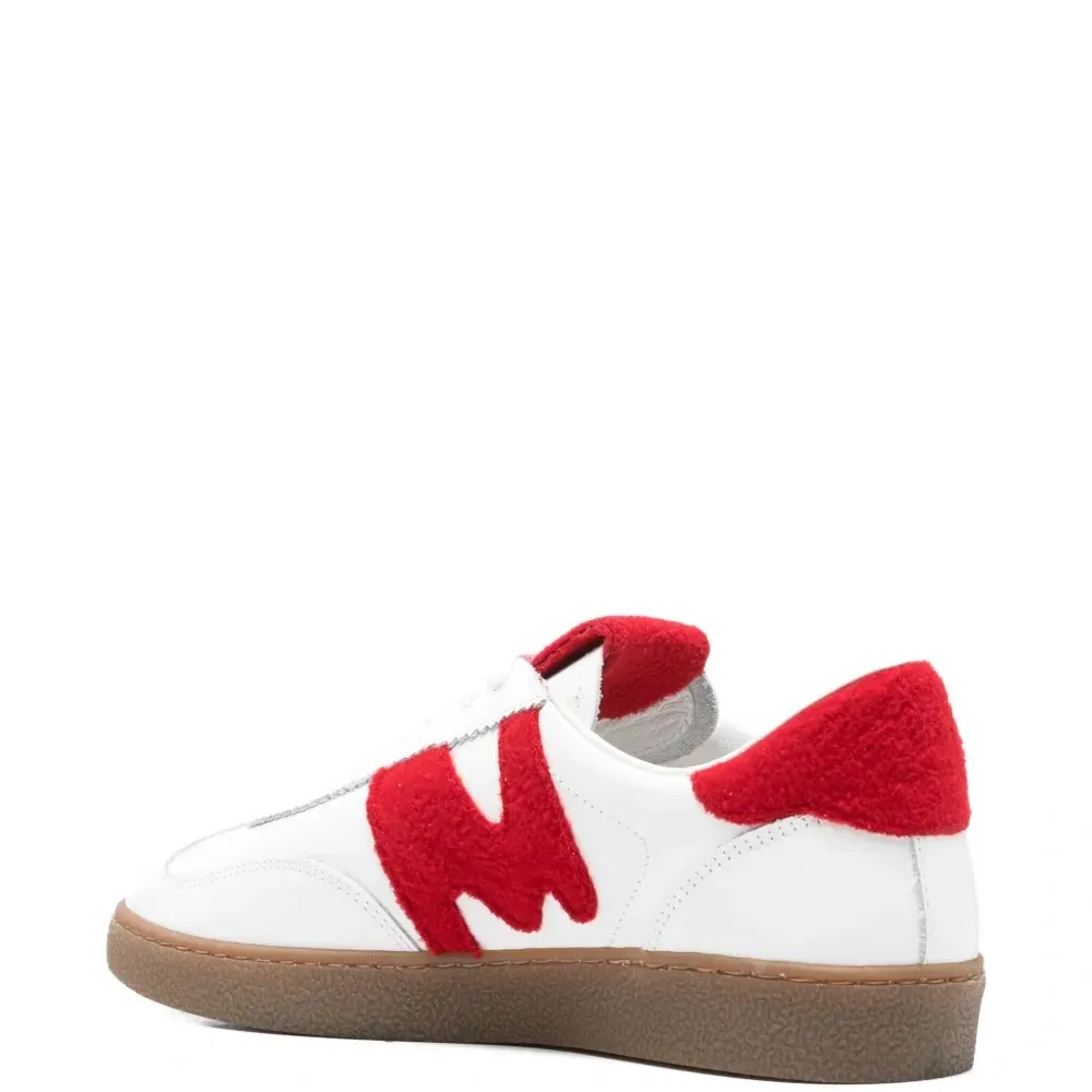 Кожаные кроссовки