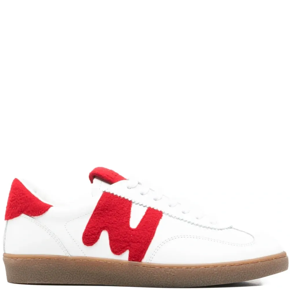 Кожаные кроссовки