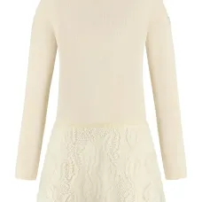 Платье миди с текстурированными вставками Платье миди с текстурированными вставками