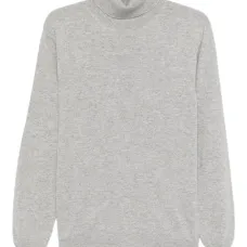 Свитер с воротником-гольф