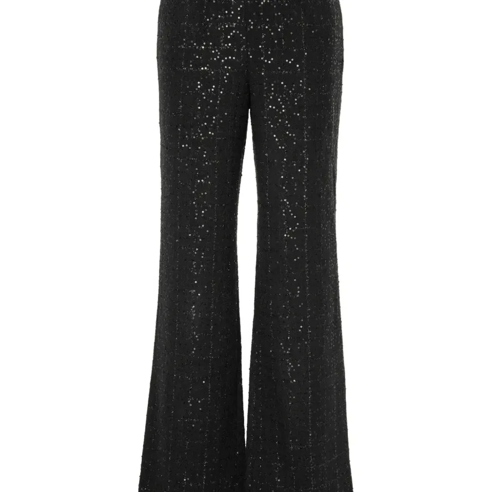 Твидовые брюки с пайетками