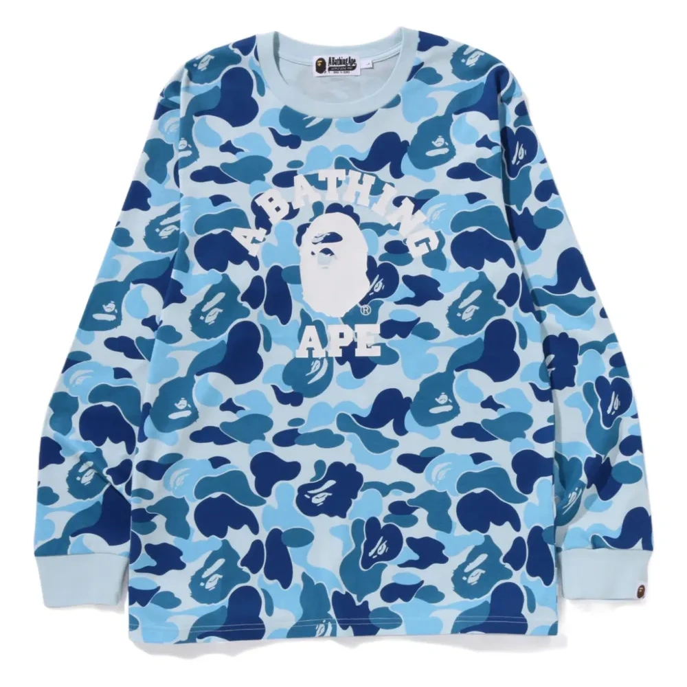 Лонгслив с камуфляжным принтом