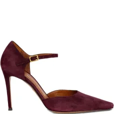 Замшевые туфли Donella на каблуке 70 мм