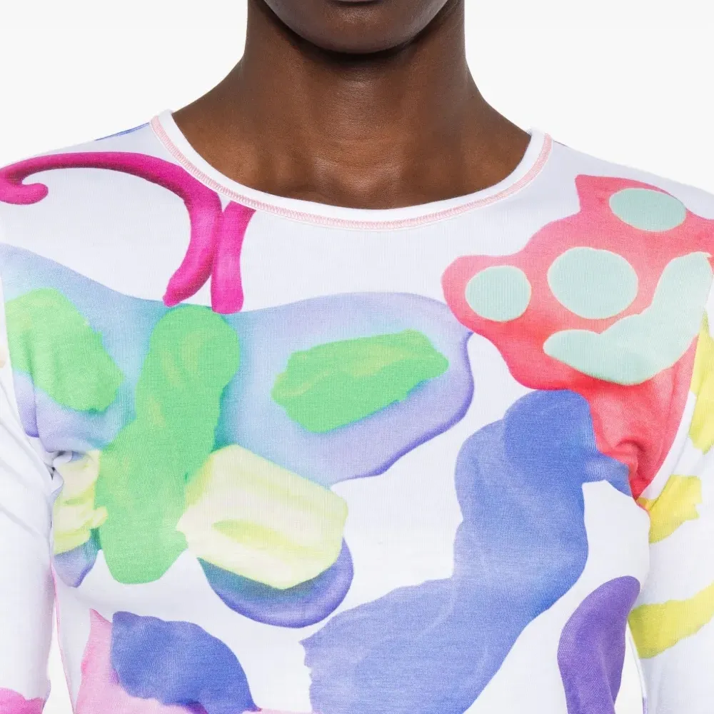 Футболка с абстрактным принтом Футболка с абстрактным принтом