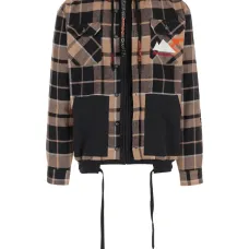 Куртка с капюшоном в клетку Куртка с капюшоном в клетку