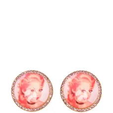 Комплект из двух заколок для волос со стразами