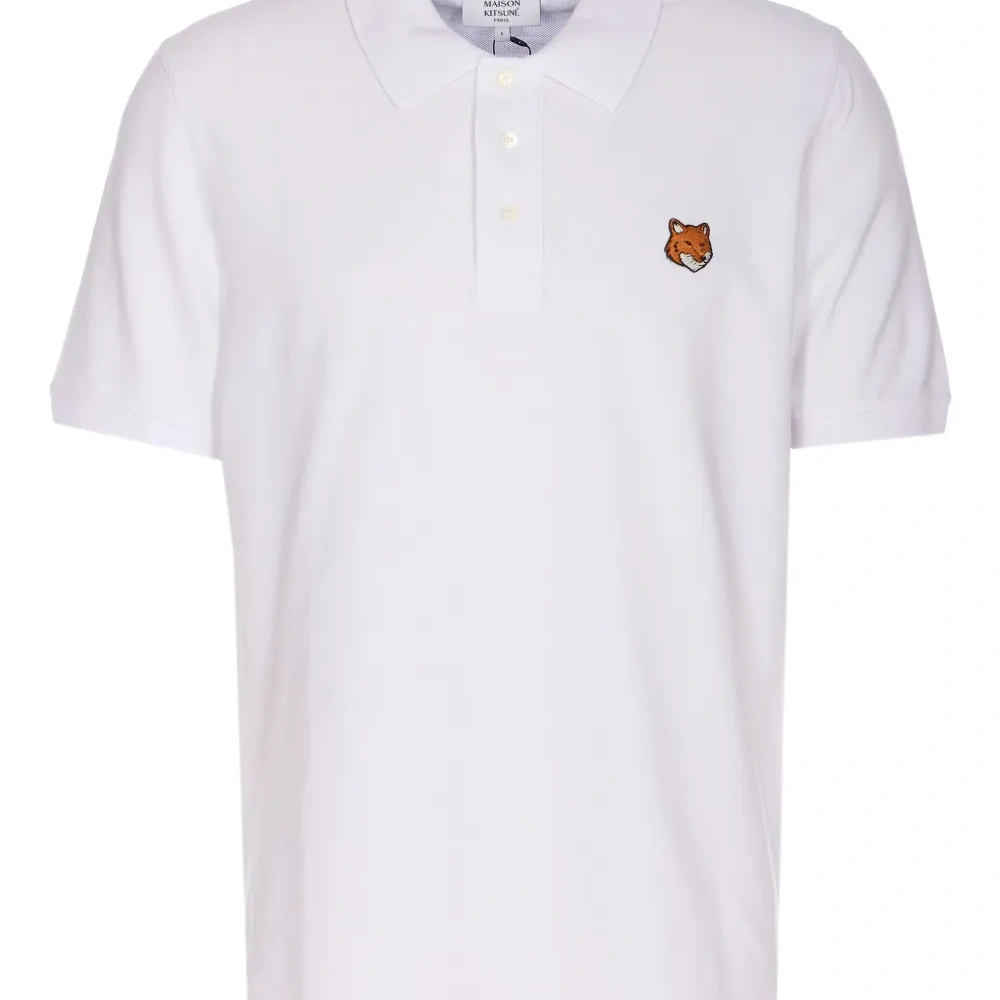 Поло с нашивкой-логотипом в виде головы лисы