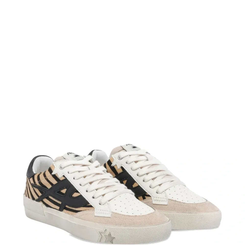 Кроссовки с зебровым принтом Moonlight