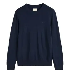 Свитер с логотипом и круглым вырезом Свитер с логотипом и круглым вырезом