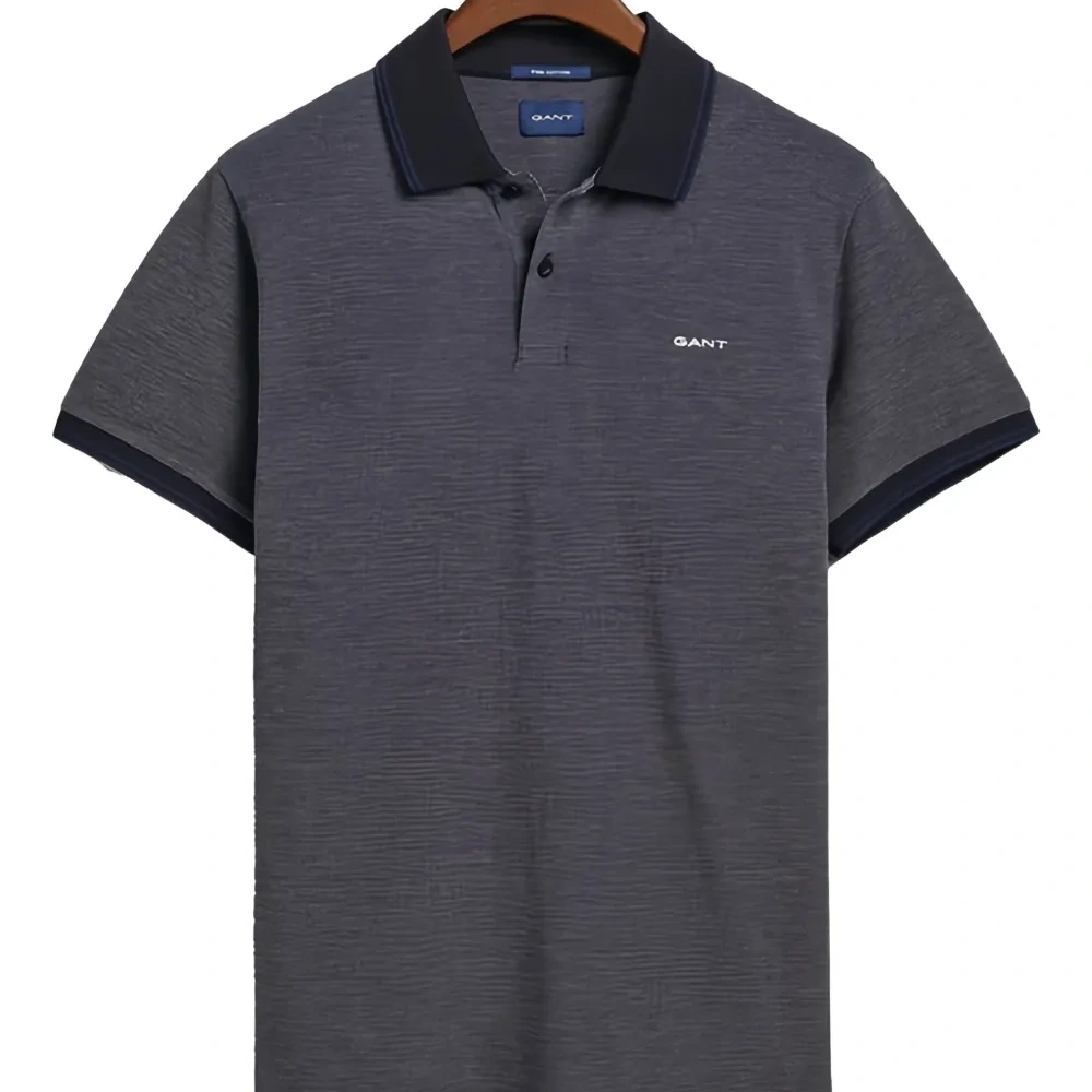 Поло с контрастной отделкой