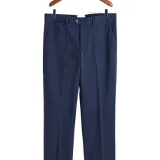 Брюки прямого кроя на пуговицах