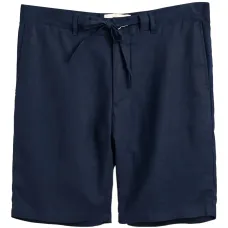 Льняные шорты на кулиске