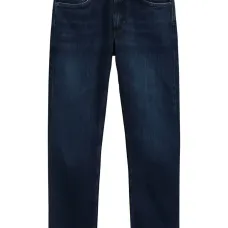 Джинсы из денима с пятью карманами