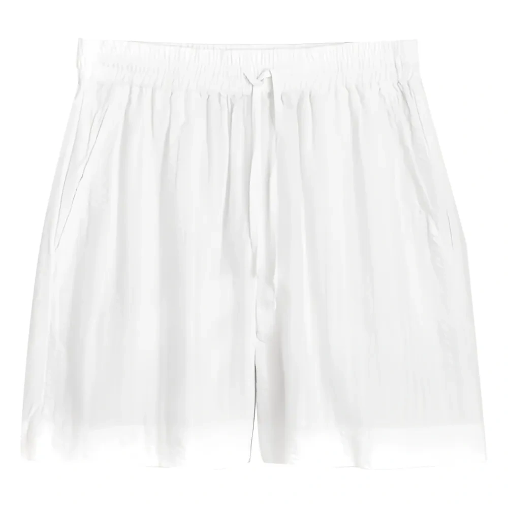 Текстурированные шорты на завязках